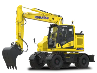 Nový přírůstek do flotily: kolové rýpadlo KOMATSU PW148-11