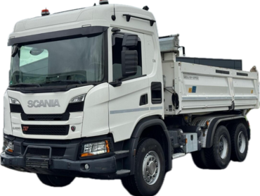 Nový třístranný sklápěč SCANIA G 450XT 6x4