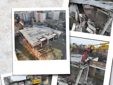 Průběh demolice: fotopříběh